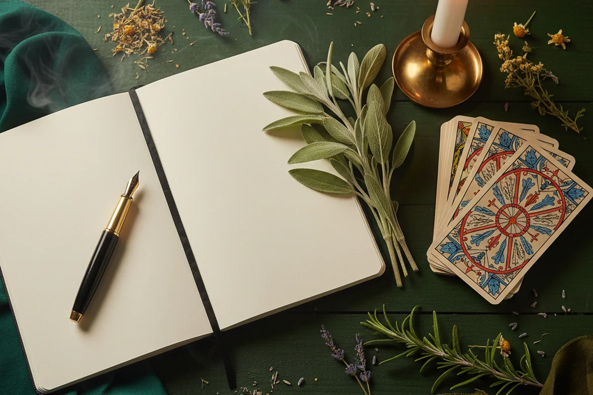 Manos sosteniendo cartas de tarot junto a un teléfono — tarot telefónico fiable